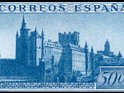 Spain 1938 Monuments 50 CTS Multicolor Edifil 848c